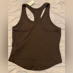 UltraLite Cropped Racerback Rib-Knit All-Day Tank Top